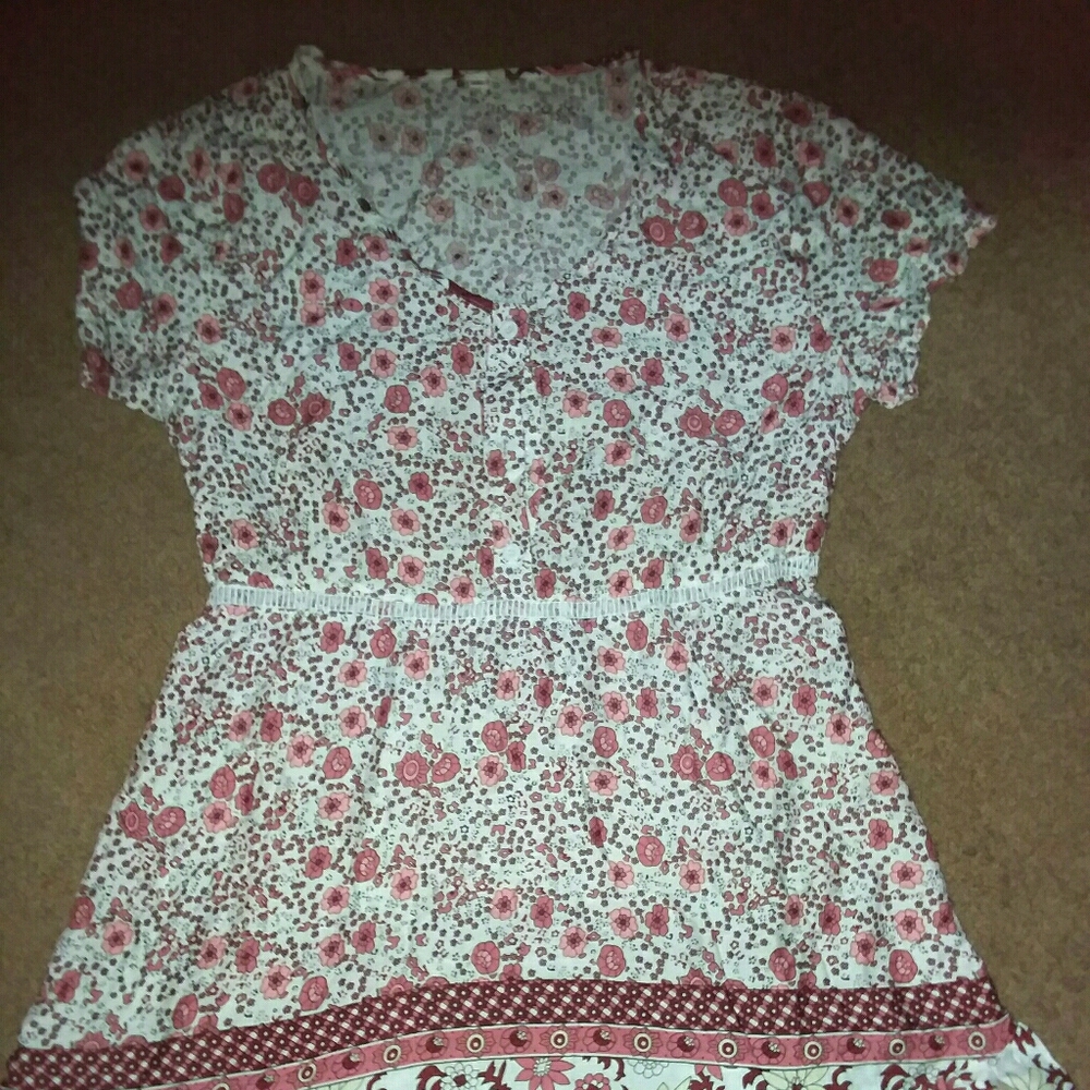 Floral vintage dress